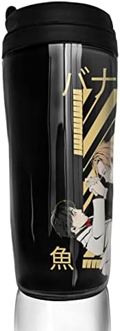 Anime banana riba šalica kave termos šalica dvostruko zid vakuuma izolirana boca prijenosni tumblers putničke šalice 12 oz