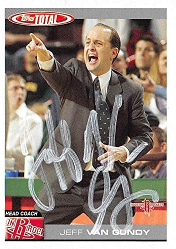 Jeff van Gundy Autografid Basketball Card 2005 Topps Ukupno 379 - Nepotpisane košarkaške karte