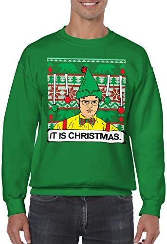 Spiritforged odjeća Dwight To je božićni ružni unisex pulover