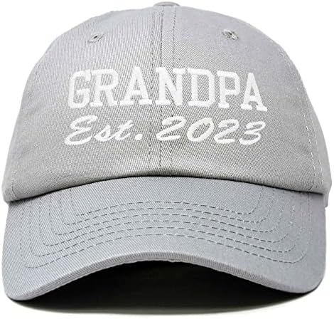 Dalix novi djed šešir est 2023 Zabavni poklon vezeni tata šešir pamučna kapica