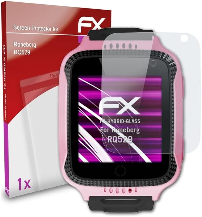 ATFOLIX plastično staklo zaštitni film kompatibilan s Roneberg RQ529 staklenim zaštitnikom, 9h hibrid-staklena fx staklena zaslon zaštitnik