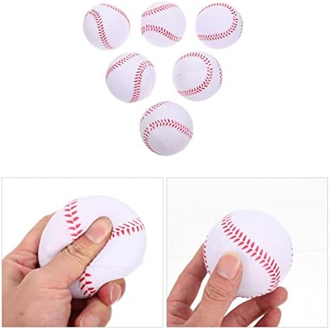 Toyvian 30 PCS Mini Soft Squeeze Sportske kuglice pjenasta bejzbol igračka