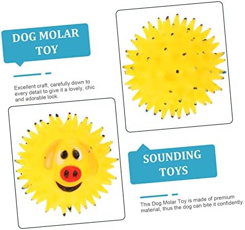 Ipetboom pseće teniske kuglice 2pcs igranje zanimljivo igranje srednjeg dodatka zubi dežurni pas teške igračke za oblik žvakanja dohvaćaju