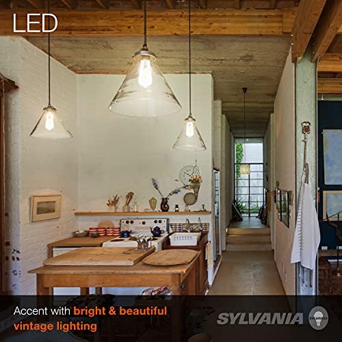 LED žarulja sa žarnom niti od 60 vata, ekvivalentna 6,5 vata, učinkovitost 8,5 vata, 13 godina, prigušiva, 800 lumena, prozirna završna