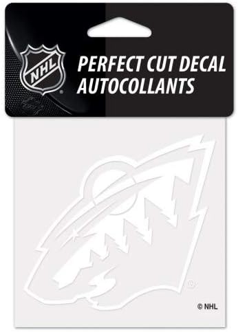 NHL Minnesota Wild Decal4x4 savršeni rezani bijeli naljepnica, boje tima, jedna veličina