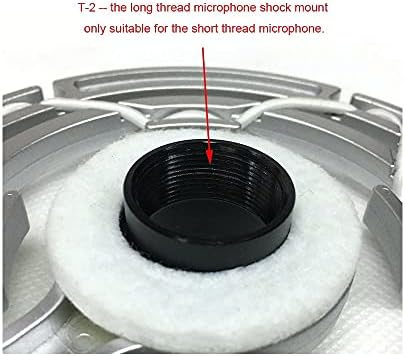 UXZDX mikrofon Shock Mount Prijenosni lagani stalak za anti-vibracijski mikrofon s 3/8 do 5/8 navojnim za studijsko snimanje novo