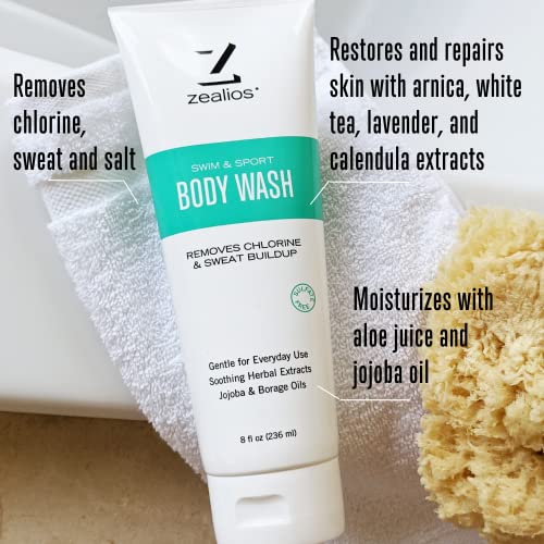 Sredstvo za pranje tijela B & B uklanja izloženost kloru, znoju, lošem mirisu na koži - vlaži i štiti kožu od kemikalija u bazenu-izvrsno