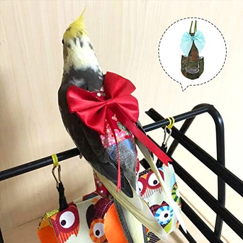 Tendeycoco 1PC papagaj leteće pelene odjeće za ptice papir za letenje odijela za ptičju odjeću