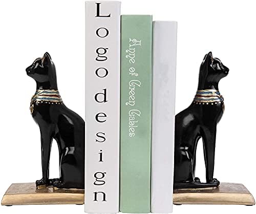 Retro smola egipatske mačke dekoracije Police za knjige Vintage stalak za knjige podesiva polica za knjige božićni poklon Kućni dekor