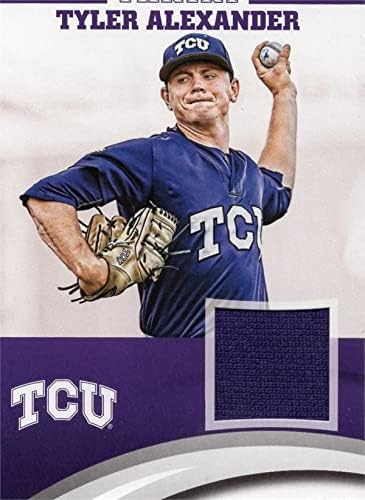 Tyler Alexander igrač istrošen Jersey Patch Baseball Card Panini Team Collection Tatcu - MLB igra korištena dresova