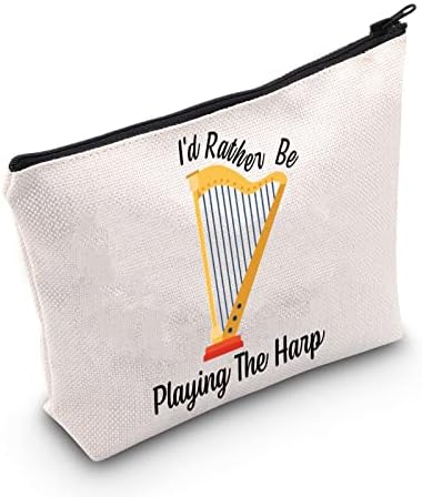 Cyting mnigiu harfa ljubavnik poklon glazbeni instrument vrećica radije svirao bih harfa kozmetičke torbe orkestra poklon harfist poklon