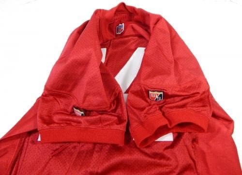 1995. San Francisco 49ers Steve Wallace 74 Igra izdana Red Jersey 52 DP26907 - Nepotpisana NFL igra korištena dresova