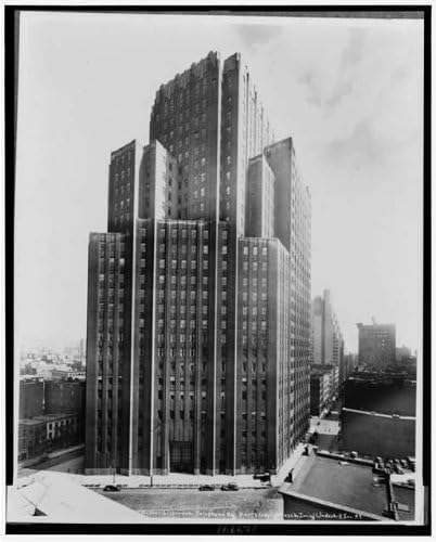 PovijesnaFindings Foto: 32 Avenue of Americas AT&T 1936, telefonska zgrada Walker-Lispenard, C1936
