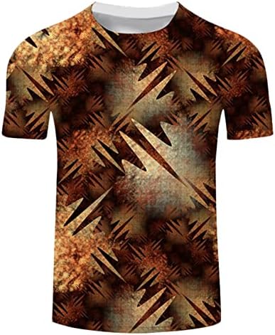 UBST muški vojnik majice kratkih rukava 2022 Summer Street 3d Art Grafički tiskani tiskani vrhovi modna casual plaža majica