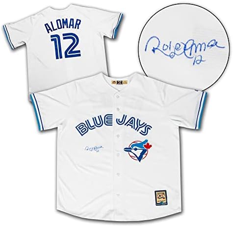 Roberto Alomar Toronto Blue Jays potpisao je vintage Cooperstown Jersey - Autografirani MLB dresovi