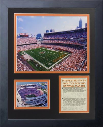 Legende nikad ne umiru stadion Cleveland Brauns - Kolekcionarski foto kolaž u okvirima / uokvireni zidni dekor-12 & 34; 915