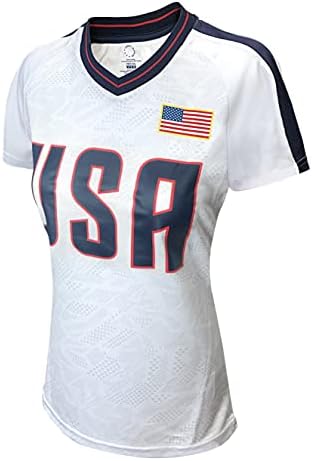 Icon Sports World-Cup-Soccer-National-timovi Womens USWNT igrači Assn Jersey Inspirirani košulja za igru