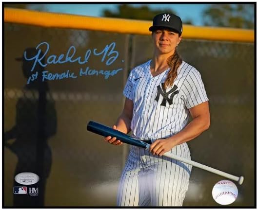 Rachel Balkovec Yankees Autografirani 8x10 s 1. ženskim natpisom - JSA provjera autentičnosti