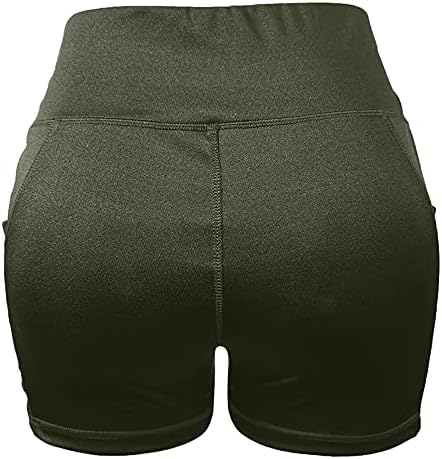 Ženske križne vježbe kratke hlače za brze sušenje kratkih hlača s visokim strukom plijen Biker kratke vruće hlače Stretch Gym Sweat