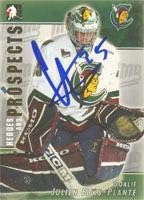 Julien Ellis Shawinigan Cataracts - QMJHL 2004 U igri Heroes and Prospects Autographd Card. Ovaj predmet dolazi s potvrdom o autentičnosti
