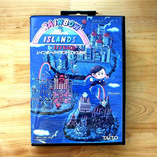 Romgame Rainbow Island 16 -bitni sega MD kartica s maloprodajnom kutijom za Sega Mega Drive for Genesis US Shell