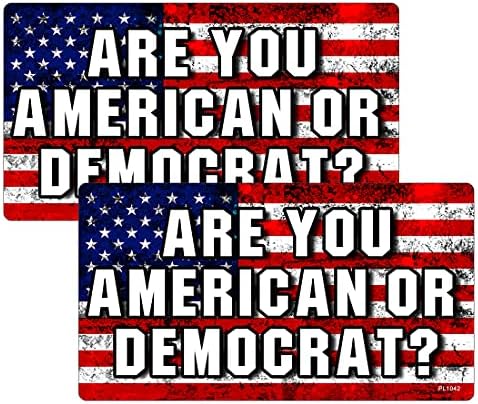 Jeste li američki ili demokratske naljepnice naljepnice 2
