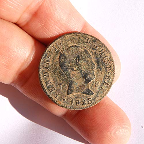 1823. ES Španjolska Ferdinand VII 8 Maravedis Coin Dobri Detalji