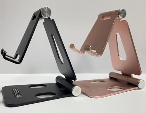 Aluminijski stalak za mobitel, proširivi i sklopivi držač telefona za stol, multi-kut/visina podesiva stalak za telefon kompatibilan