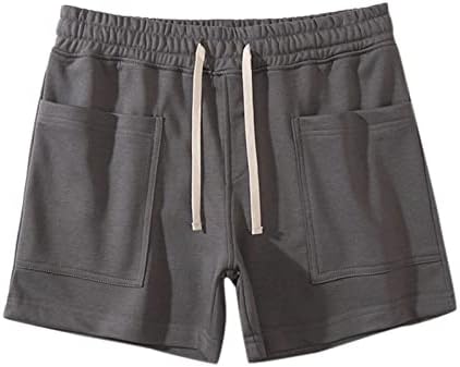 7-inčne kratke hlače muške ljetne jednobojne s velikim džepovima hlače džep na vezici labave Ležerne sportske košarkaške lopte