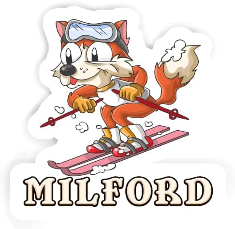 12 naljepnica za skijanje lisica Milford