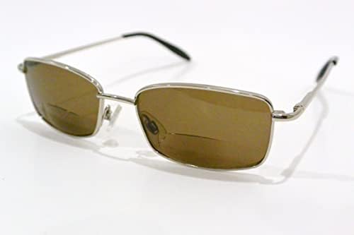 Bifokalno čitanje sunčanih naočala Zlatni okvir smeđa leća UV400 Spring šarke snage +3,00