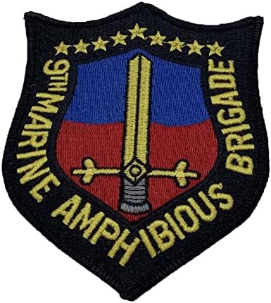 9. morska amfibijska brigada mAb flastera - plastična podloga