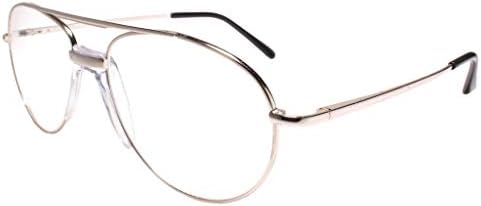 Pravi vintage srebrni okvir Aviator Bifocal Reader 1.25 Naočale za čitanje