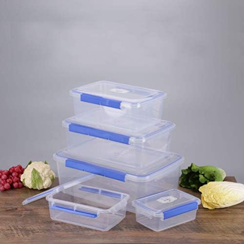Cabilock Bento kutija za odrasle ručak kutija otporna na temperaturu za hranu Plastično skladištenje hrane s poklopcima, zamrzivač