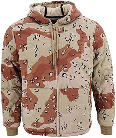M McGuire Gear zimska težina woobie hoodie, dukserica s kapuljačom s kapuljačom, originalna američka vojna Nyco ripstop tkanina, napravljena