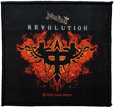 Judas Priest Revolution Patch jednostruka pjesma Art Metal Music Weven Sew on Applique